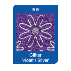 Stickers Tillykke 641 Glitter Violet S8