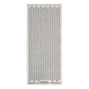 Stickers transp. glitter 7056 s�lv S7