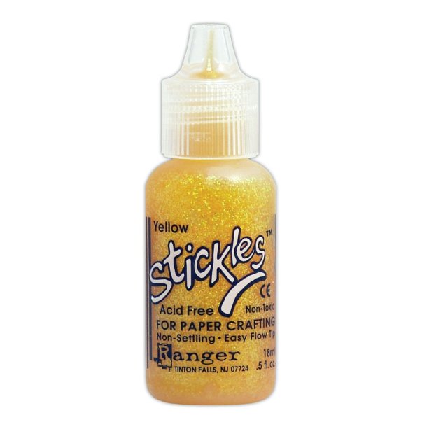 Stickles Yellow glitterlim 18ml