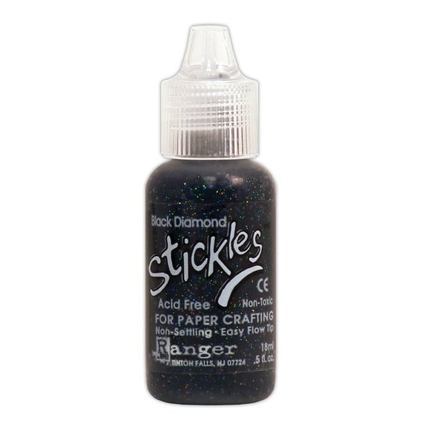 Stickles Black diamond glitterlim 18ml