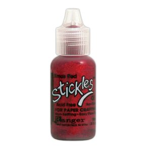 Stickles Christmas red glitterlim 18ml