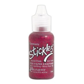Stickles Cranberry glitterlim 18ml