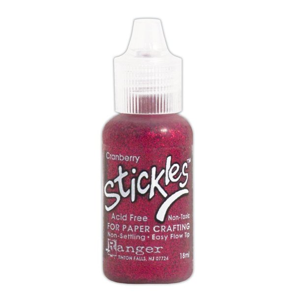 Stickles Cranberry glitterlim 18ml