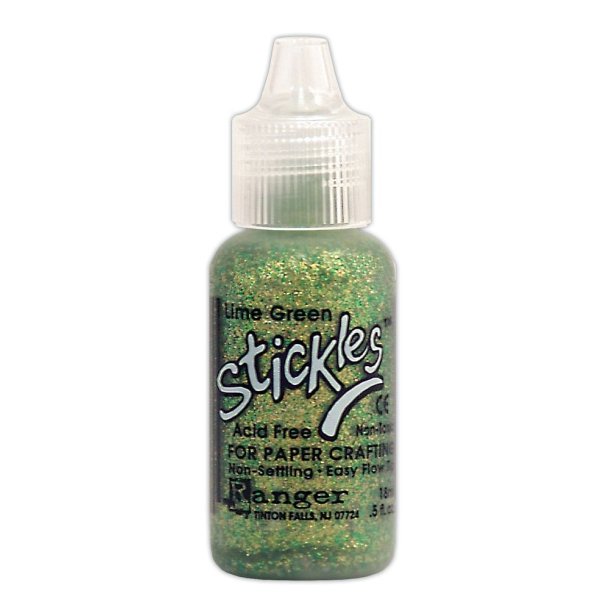 Stickles Lime green glitterlim 18ml