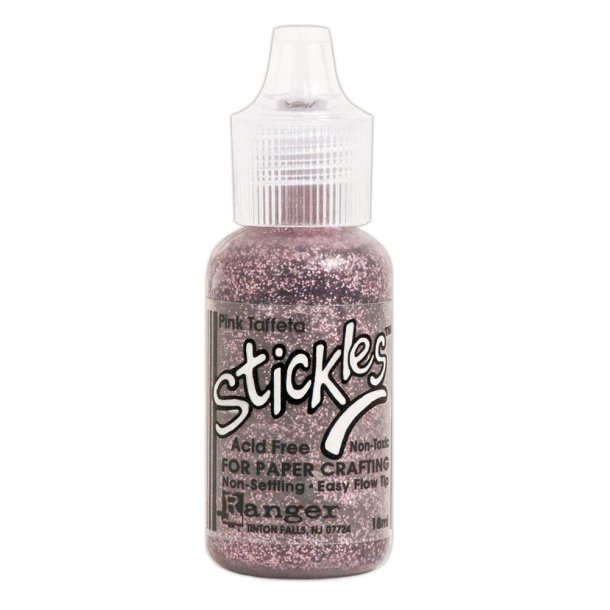 Stickles Pink taffeta glitterlim 18ml