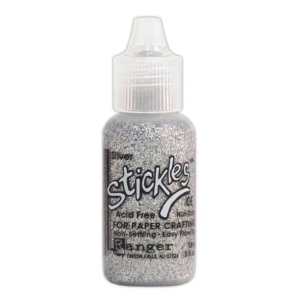 Stickles Silver glitterlim 18ml