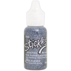 Stickles Steel glitterlim 18ml