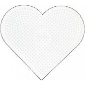 Stiftplade - hjerte stor