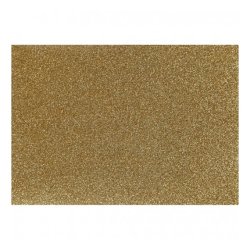Strygestof, 148x210 mm, Glitter, Guld, 1 Ark