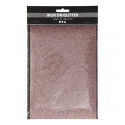 Strygestof, 148x210 mm, Glitter, Lyserd, 1 Ark
