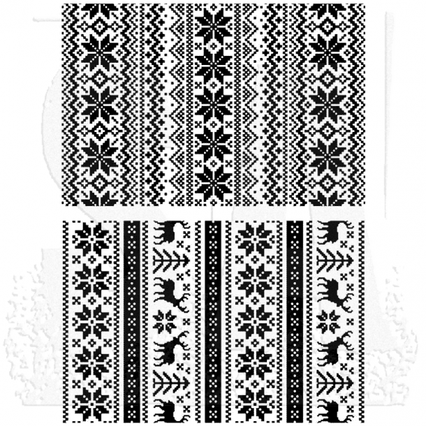 Gummistempel CMS206 Holiday Knits Tim Holtz