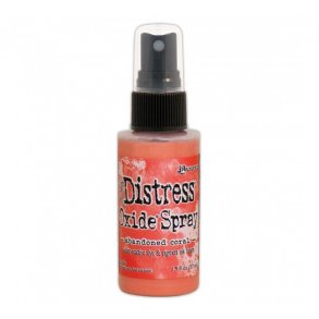 Tim Holtz distress oxide spray Abandoned Coral 