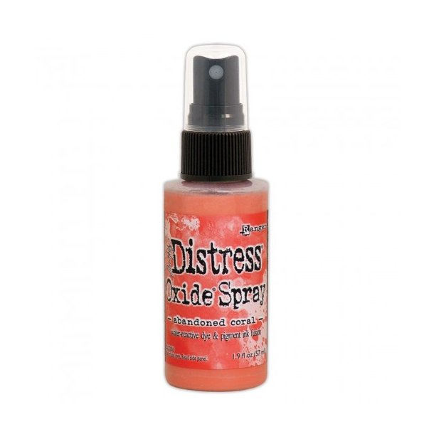 Tim Holtz distress oxide spray Abandoned Coral 