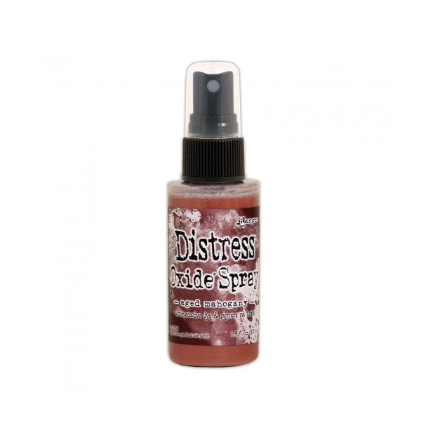 Tim Holtz distress oxide spray "Aged Mahogany" 