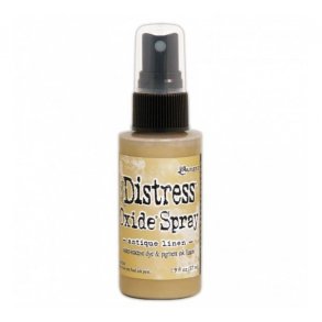 Tim Holtz distress oxide spray Antique linen 