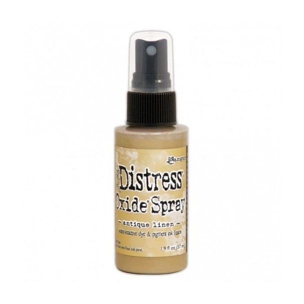 Tim Holtz distress oxide spray Antique linen 