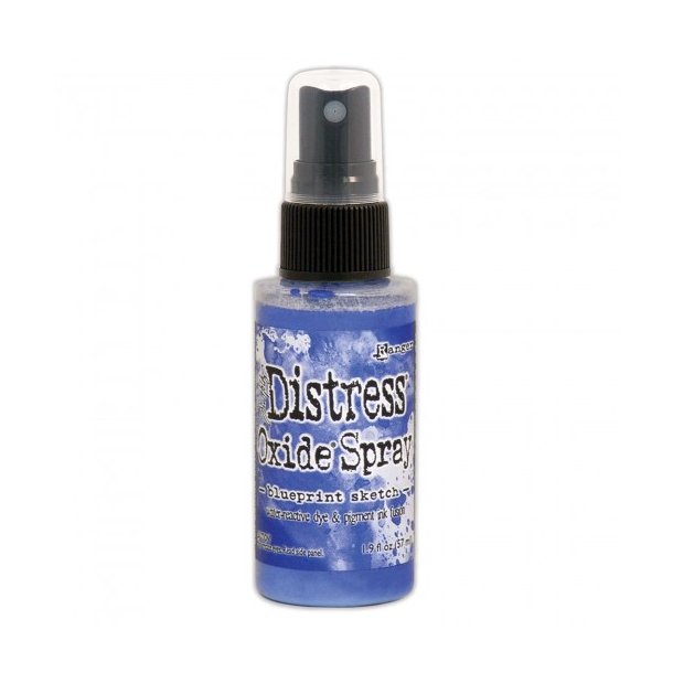 Tim Holtz distress oxide spray Blueprint Sketch 