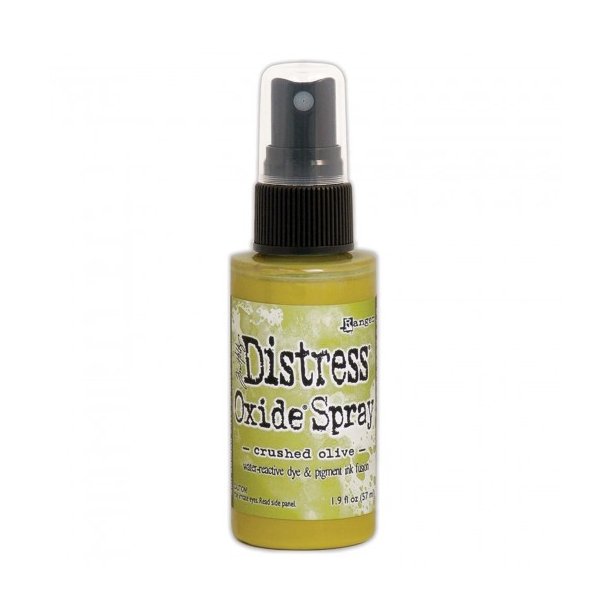 Tim Holtz distress oxide spray Crushed Olive 