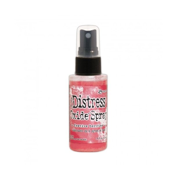 Tim Holtz distress oxide spray "Festive Berries"