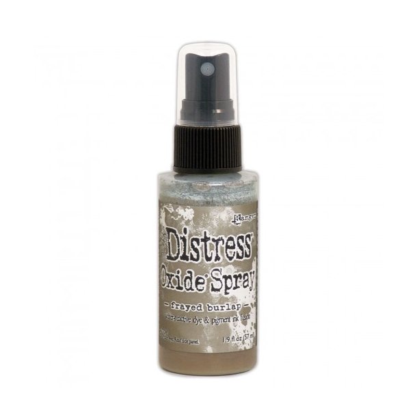 Tim Holtz distress oxide spray Frayed Burlap 