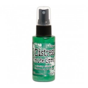 Tim Holtz distress oxide spray Lucky Clover