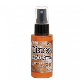 Tim Holtz distress oxide spray Rusty Hinge 