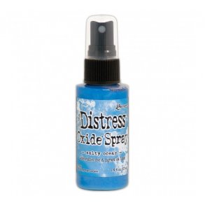 Tim Holtz distress oxide spray Salty Ocean