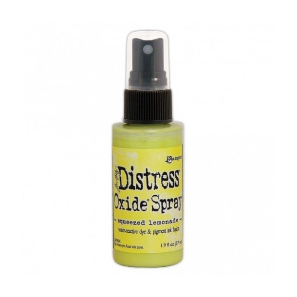 Tim Holtz distress oxide spray Squeezed lemonade 