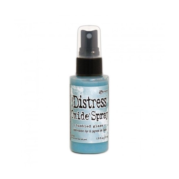 Tim Holtz distress oxide spray "Tumbled Glass" 