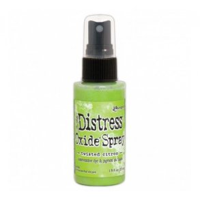 Tim Holtz distress oxide spray Twisted citron 