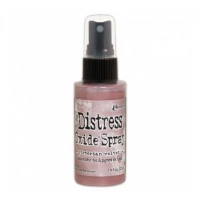Tim Holtz distress oxide spray Victorian velvet 