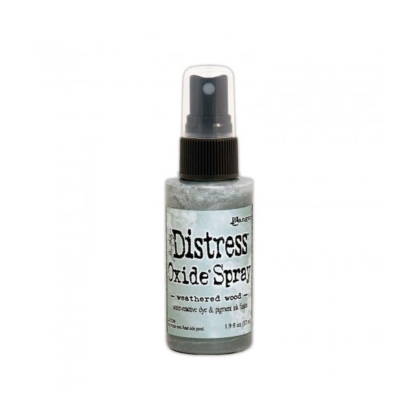 Tim Holtz distress oxide spray "Weathered Wood" 