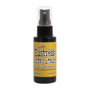 Tim Holtz distress spray stain 57ml - Fossilized amber-