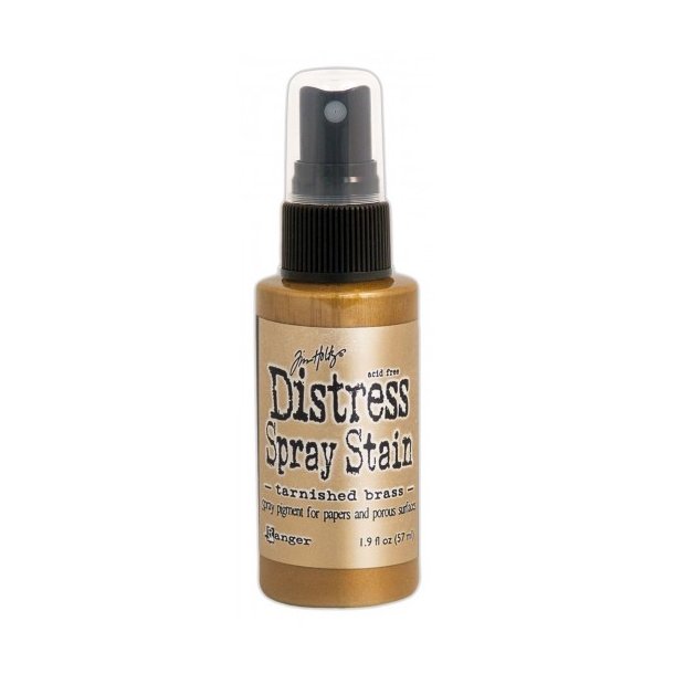 Tim Holtz distress spray stain 57ml - Tarnished brass