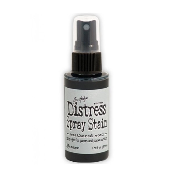 Tim Holtz distress spray stain 57ml - Weathered Wood 