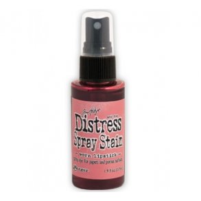 Tim Holtz distress spray stain 57ml - Worn Lipstick 