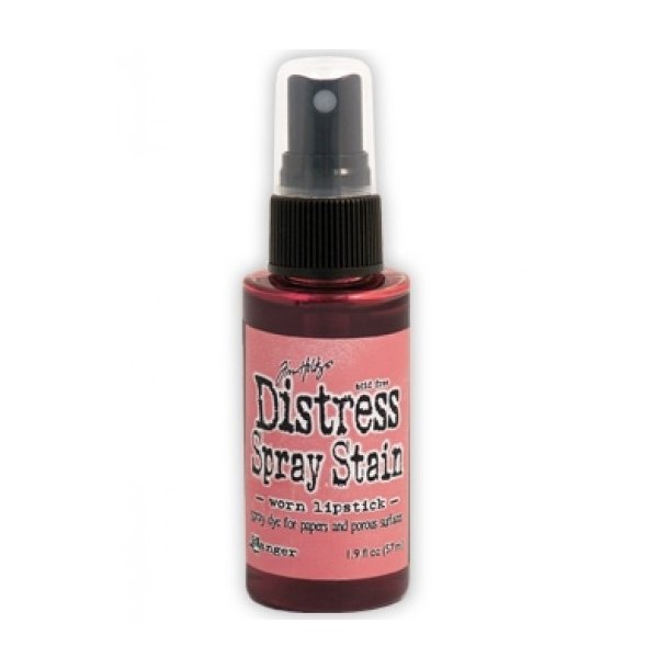 Tim Holtz distress spray stain 57ml - Worn Lipstick 