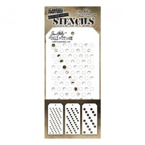 Tim Holtz Shifter multi dots stencil TH-SM01 
