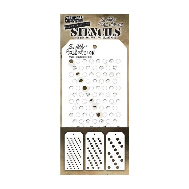 Tim Holtz Shifter multi dots stencil TH-SM01 