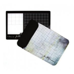 Tim Holtz Travel Glass media mat med Sleeve VENSTRE 2632E