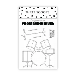 Akrylstempel Trommer Three Scoops 