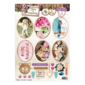 Udstanset ark 6 foto med tilbeh�r HH544