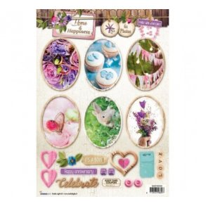 Udstanset ark 6 foto med tilbeh�r HH546