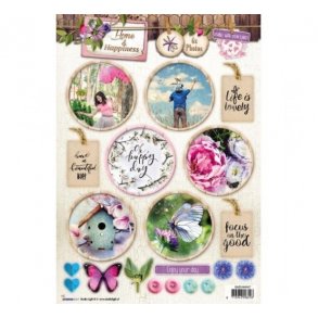 Udstanset ark 6 foto med tilbeh�r HH547