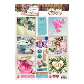 Udstanset ark 6 foto med tilbeh�r HH549