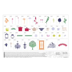 USB no. 3 "Home-deco pattern collection&#148; BESTILLINGSVARE