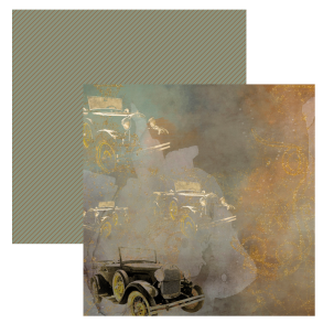 Designpapir Vintage Car - 30,5 x 30,5 cm - Luna Hobby