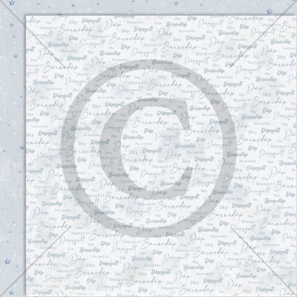 papirdesign mønsterpapir 12 x 12" Nydelige Dåpsgutt