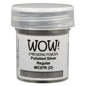 WOW Embossingpulver Polished Silver WC07R