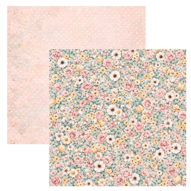 Designpapir Hemmelig Have - 30,5 x30,5 cm. - Luna Hobby